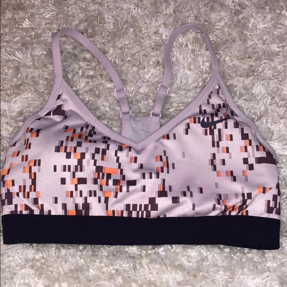 Nike thin strap sports bra